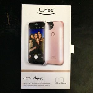 LuMee Duo LED Case for iPhone 8/7 Plus Rose Gold
